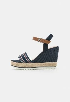 TOM TAILOR Platform Sandals - Navy