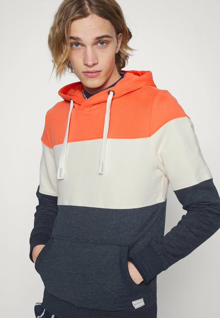 TOM TAILOR CUTLINE HOODIE - Hoodie - Soft Peach Orange 6 TOM TAILOR CUTLINE HOODIE - Hoodie - Soft Peach Orange - Image 4