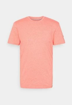 TOM TAILOR GRINDLE CREWNECK - Basic T-shirt - Soft Peach Orange -TOM TAILOR online store 895c5abd83b84ef38f73a4564482b4cd