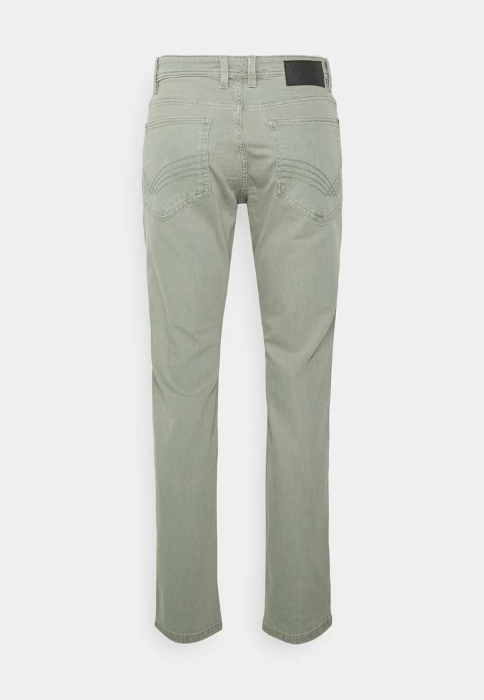 TOM TAILOR COLOURED - Straight Leg Jeans - Dark Smoke Green 4 TOM TAILOR COLOURED - Straight Leg Jeans - Dark Smoke Green - Image 2
