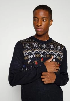TOM TAILOR CHRISTMAS - Jumper - Navy/beige 11 TOM TAILOR CHRISTMAS - Jumper - Navy/beige -TOM TAILOR online store 8a55e39b8bc34306850f03ad66cdfd30