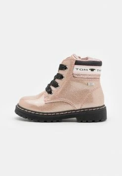TOM TAILOR Lace-up Ankle Boots - Rose