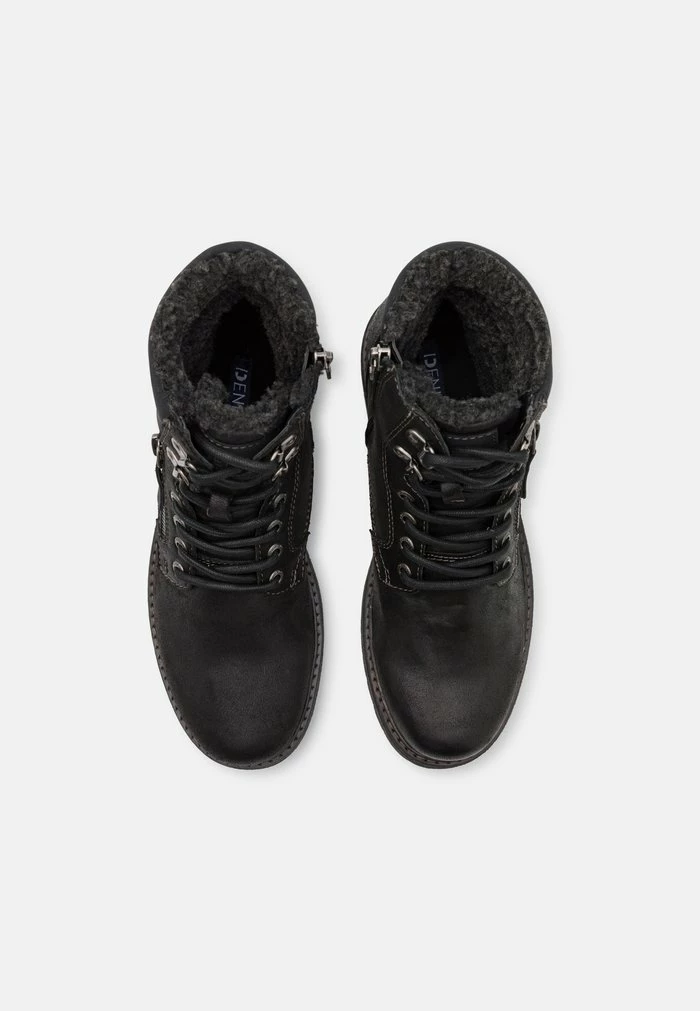 TOM TAILOR Lace-up Ankle Boots - Black 6 TOM TAILOR Lace-up Ankle Boots - Black - Image 4