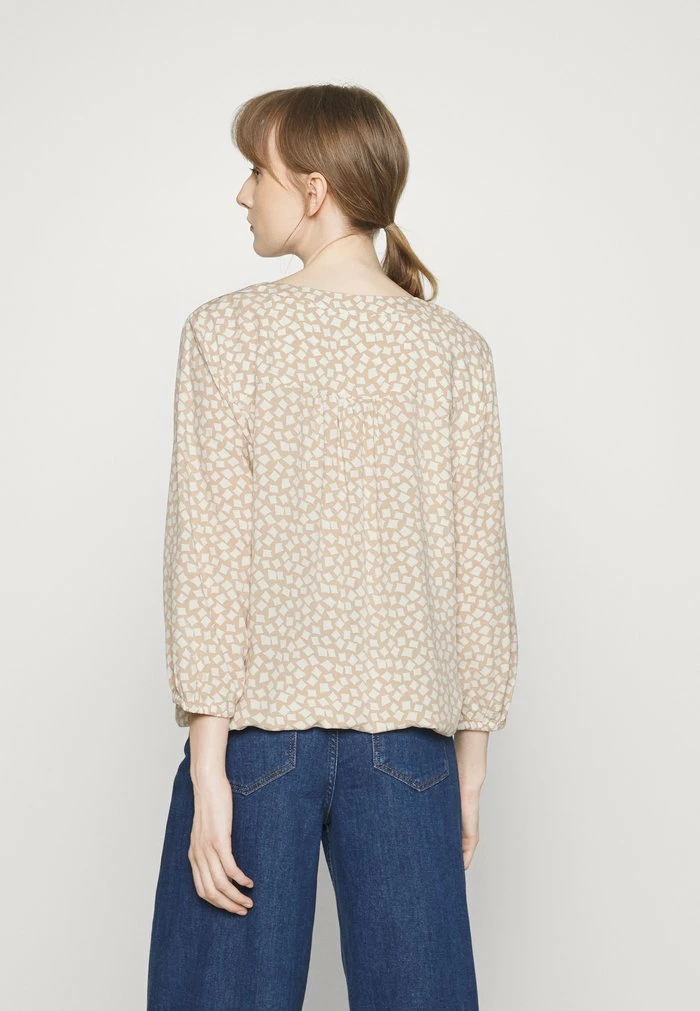 TOM TAILOR BLOUSE WITH V NECK - Blouse - Beige 5 TOM TAILOR BLOUSE WITH V NECK - Blouse - Beige - Image 3