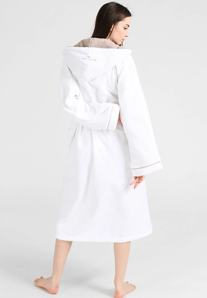 TOM TAILOR WELLNESS - Dressing Gown - Weiß 8 TOM TAILOR WELLNESS - Dressing Gown - Weiß - Image 6