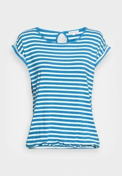 TOM TAILOR PRINTED AND STRIPED - Print T-shirt - Blue 10 TOM TAILOR PRINTED AND STRIPED - Print T-shirt - Blue -TOM TAILOR online store 8cdc332adca74024a76a8af11257cfa8