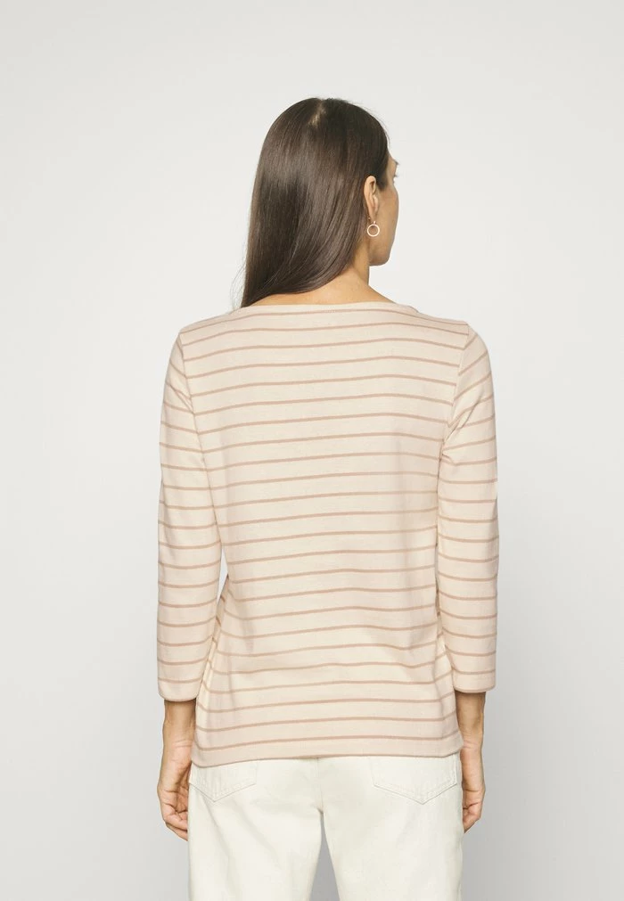 TOM TAILOR CREW NECK - Long Sleeved Top - Cream Beige 5 TOM TAILOR CREW NECK - Long Sleeved Top - Cream Beige - Image 3