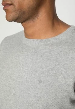 TOM TAILOR BASIC CREW NECK - Jumper - Light Soft Grey Melange 11 TOM TAILOR BASIC CREW NECK - Jumper - Light Soft Grey Melange -TOM TAILOR online store 8e124015170640e9bc00080a0f21b666