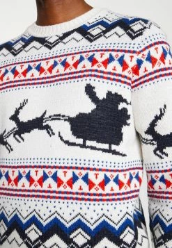TOM TAILOR CHRISTMAS - Jumper - White -TOM TAILOR online store 8f66d1035147480881ac86701fb39c24