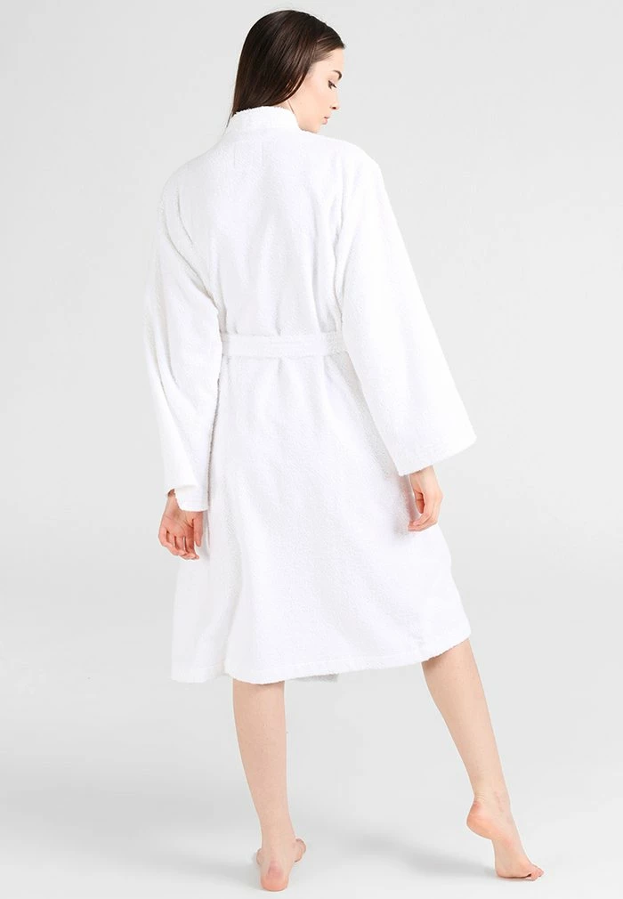 TOM TAILOR BASIC KIMONO UNISEX - Dressing Gown - White 5 TOM TAILOR BASIC KIMONO UNISEX - Dressing Gown - White - Image 3