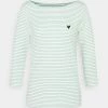 TOM TAILOR STRIPE BOAT NECK - Long Sleeved Top - White/green 2 TOM TAILOR STRIPE BOAT NECK - Long Sleeved Top - White/green -TOM TAILOR online store 8fcac5e943e84e968db2002abecc65ce