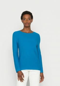 TOM TAILOR NEW OTTOMAN - Jumper - Sublime Teal Blue