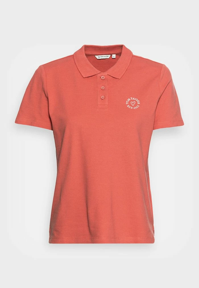 TOM TAILOR Polo Shirt - Faded Rose 6 TOM TAILOR Polo Shirt - Faded Rose - Image 4