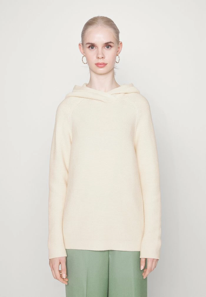 TOM TAILOR WITH HOOD - Hoodie - Soft Buttercream 3 TOM TAILOR WITH HOOD - Hoodie - Soft Buttercream