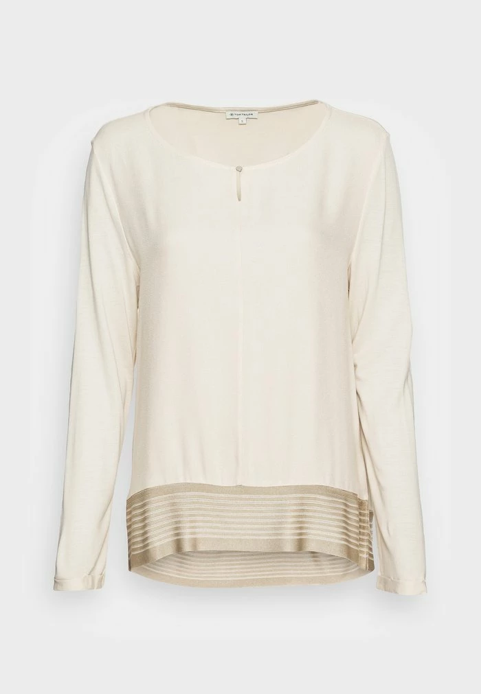 TOM TAILOR Long Sleeved Top - Cold Beige 6 TOM TAILOR Long Sleeved Top - Cold Beige - Image 4