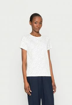 TOM TAILOR Print T-shirt - Offwhite Dot Design