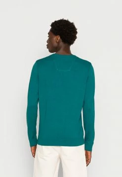 TOM TAILOR BASIC CREW NECK SWEATER - Jumper - Light Rough Green Melange -TOM TAILOR online store 9402e47496234fa8832989a388e410ef