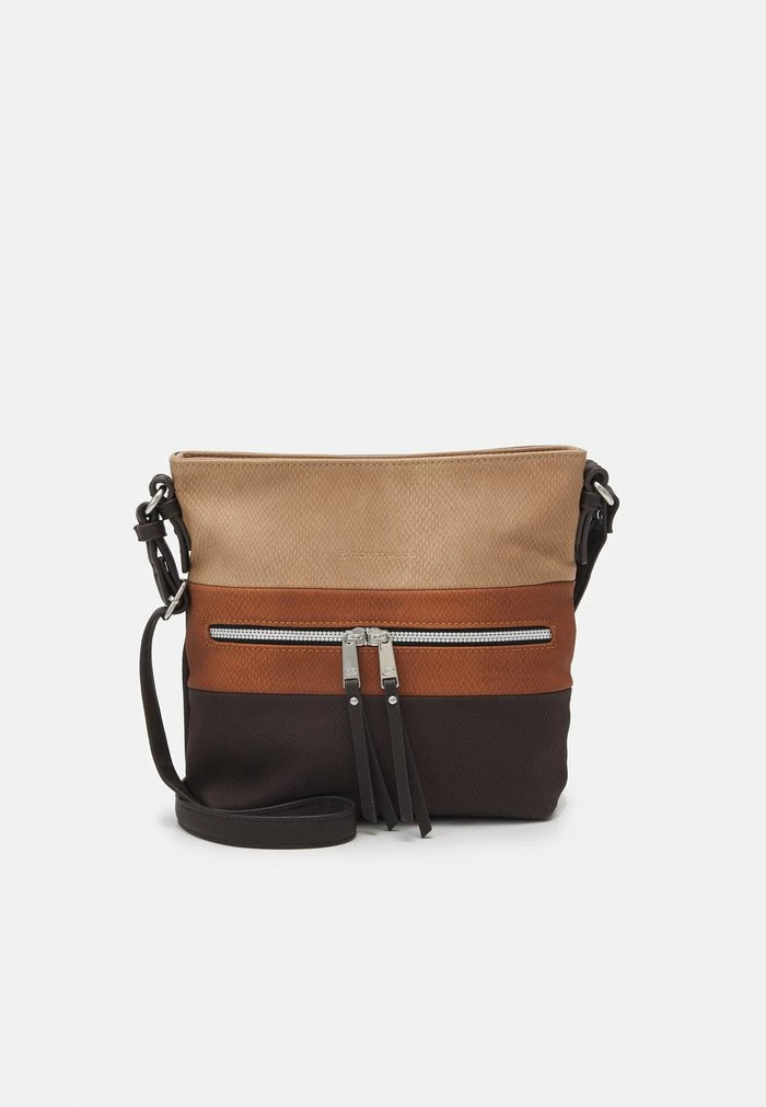 TOM TAILOR ELLEN SNAKE CROSS BAG - Across Body Bag - Mixed Brown 3 TOM TAILOR ELLEN SNAKE CROSS BAG - Across Body Bag - Mixed Brown