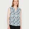 TOM TAILOR SLEEVELESS - Top - Offwhite/blue 1 TOM TAILOR SLEEVELESS - Top - Offwhite/blue -TOM TAILOR online store 98433fc3c73f492bbf823328b90a4be3