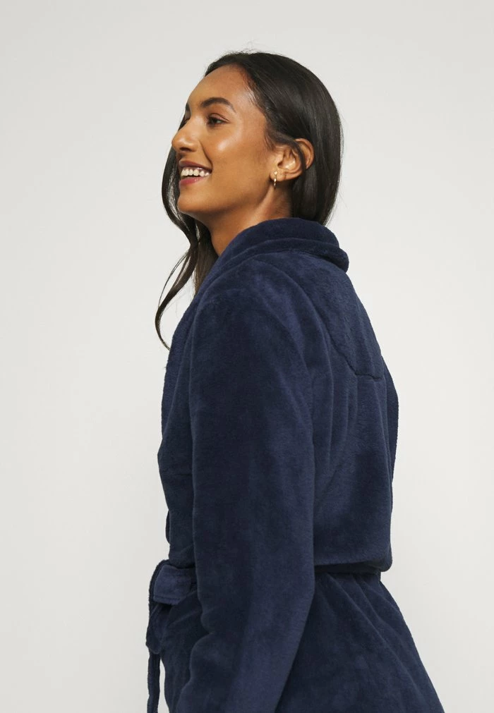 TOM TAILOR X-MAS BATHROBE - Dressing Gown - Blue Dark Solid 6 TOM TAILOR X-MAS BATHROBE - Dressing Gown - Blue Dark Solid - Image 4