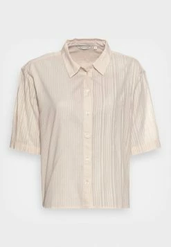 TOM TAILOR BLOUSE TONAL STRIPE MIX - Blouse - Light Cashew Beige -TOM TAILOR online store 9913c6e04768455cb05d6e0a49274009