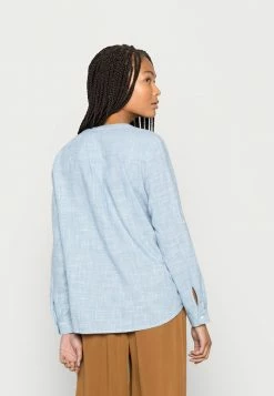 TOM TAILOR BLOUSE SLUB STRUCTURE - Long Sleeved Top - Faded Denim Blue 9 TOM TAILOR BLOUSE SLUB STRUCTURE - Long Sleeved Top - Faded Denim Blue -TOM TAILOR online store 99a815a4cecd4d819f9ea5699c79c8b3