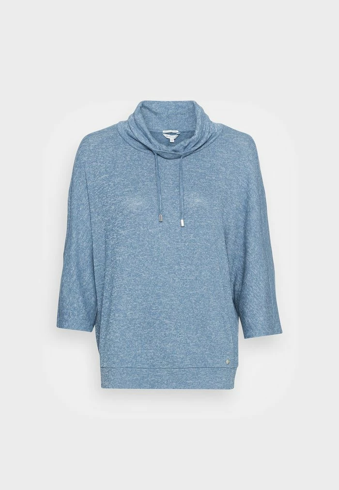 TOM TAILOR BATWING - Long Sleeved Top - Dusty Denim Melange 6 TOM TAILOR BATWING - Long Sleeved Top - Dusty Denim Melange - Image 4