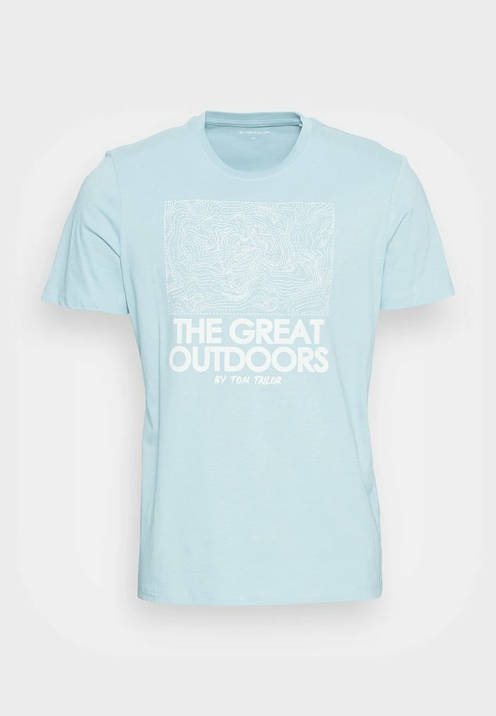 TOM TAILOR PRINTED - Print T-shirt - Calm Cloud Blue 6 TOM TAILOR PRINTED - Print T-shirt - Calm Cloud Blue - Image 4