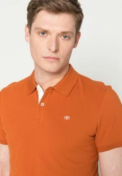 TOM TAILOR BASIC WITH CONTRAST - Polo Shirt - Dry Acorn Brown -TOM TAILOR online store 9baa22da6d6b4f6a9b1316e558cdd6b6