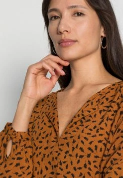 TOM TAILOR DRESS TIRED AND PRINTED - Day Dress - Brown Leaf Design -TOM TAILOR online store 9bb5882742b740d08486afff32bc96af