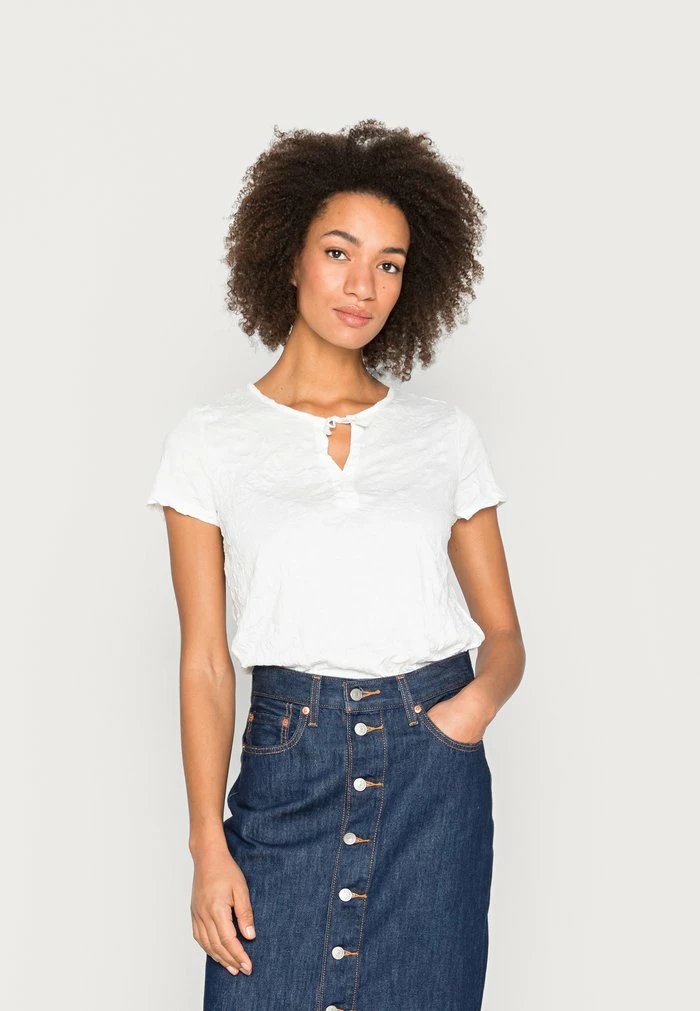 TOM TAILOR Print T-shirt - Whisper White 3 TOM TAILOR Print T-shirt - Whisper White