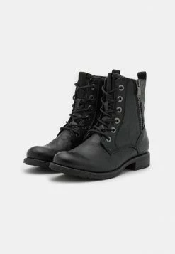 TOM TAILOR Lace-up Ankle Boots - Black 10 TOM TAILOR Lace-up Ankle Boots - Black -TOM TAILOR online store 9c534543052b4af8ada335609cf7e936