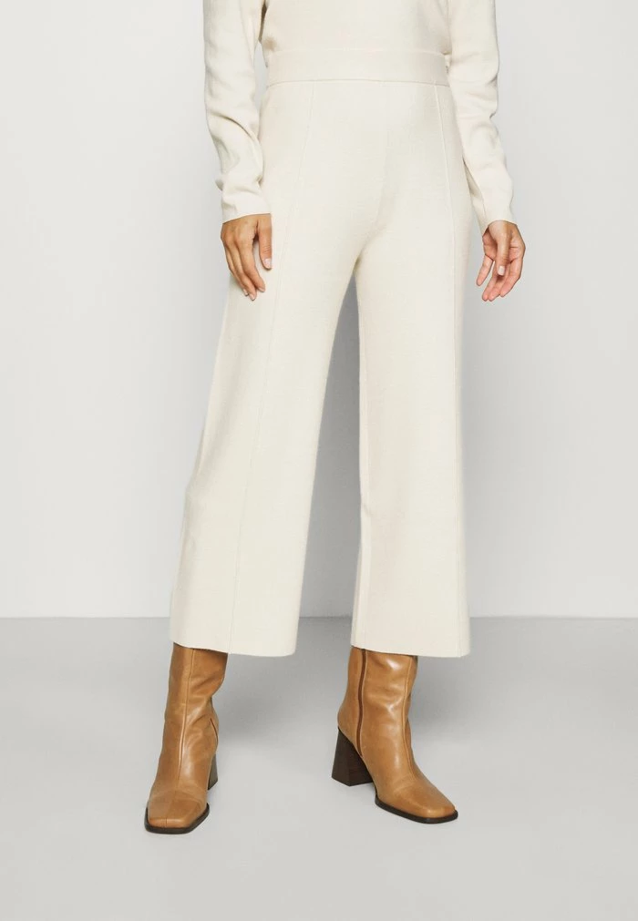 TOM TAILOR PANTS CULOTTE - Trousers - Smooth Light Sand Melange 3 TOM TAILOR PANTS CULOTTE - Trousers - Smooth Light Sand Melange