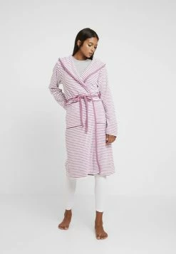 TOM TAILOR STRIPE BATHROBE - Dressing Gown - Mauve