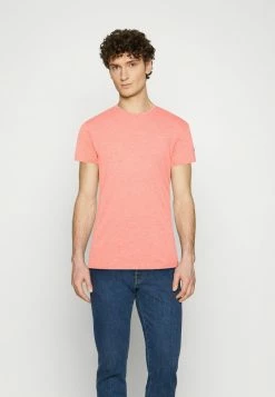 TOM TAILOR GRINDLE CREWNECK - Basic T-shirt - Soft Peach Orange