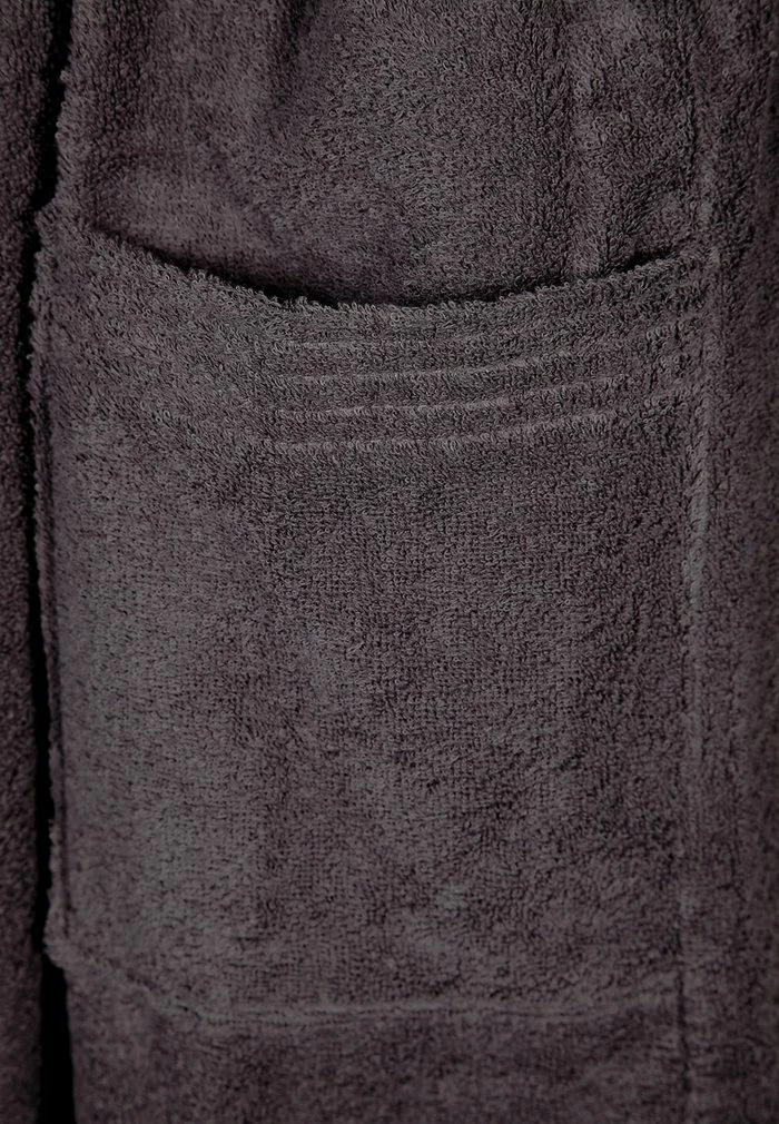 TOM TAILOR BASIC KIMONO UNISEX - Dressing Gown - Dark Grey 5 TOM TAILOR BASIC KIMONO UNISEX - Dressing Gown - Dark Grey - Image 3