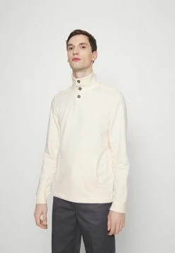 TOM TAILOR TROYER WITH PLACKET - Sweatshirt - Soft Buttercream