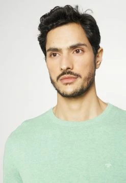 TOM TAILOR BASIC CREW NECK SWEATER - Jumper - Soft Jade Melange 11 TOM TAILOR BASIC CREW NECK SWEATER - Jumper - Soft Jade Melange -TOM TAILOR online store a08ea2dcc4d345478cbc1e710c55db43