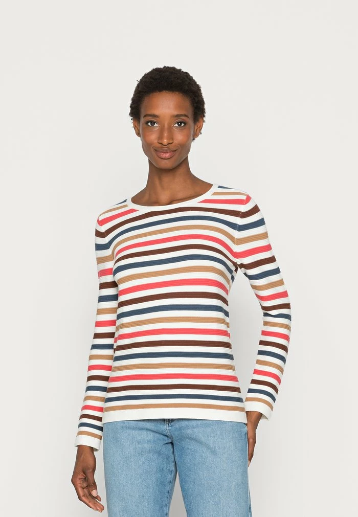 TOM TAILOR NEW OTTOMAN - Jumper - Pink Multicolor 3 TOM TAILOR NEW OTTOMAN - Jumper - Pink Multicolor