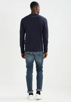 TOM TAILOR LONGSLEEVE PRINT TEE - Long Sleeved Top - Navy 9 TOM TAILOR LONGSLEEVE PRINT TEE - Long Sleeved Top - Navy -TOM TAILOR online store a215105aad0e4db0a436ecf69bd34382