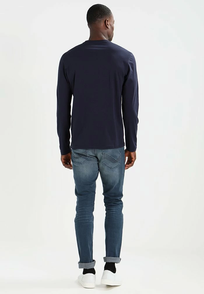 TOM TAILOR LONGSLEEVE PRINT TEE - Long Sleeved Top - Navy 5 TOM TAILOR LONGSLEEVE PRINT TEE - Long Sleeved Top - Navy - Image 3