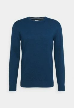TOM TAILOR BASIC CREW NECK SWEATER - Jumper - Ultra Marine Blue Melange