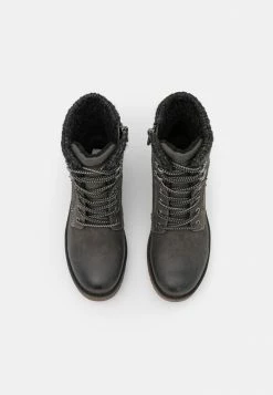 TOM TAILOR Lace-up Ankle Boots - Coal -TOM TAILOR online store a2ed2779330a4b858be74d2f9a1f2be4