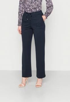 TOM TAILOR PANTS CASUAL STRAIGHT LEG - Trousers - Sky Captain Blue