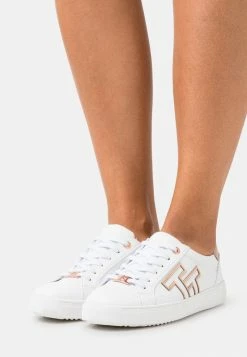 TOM TAILOR Trainers - White/rose Gold