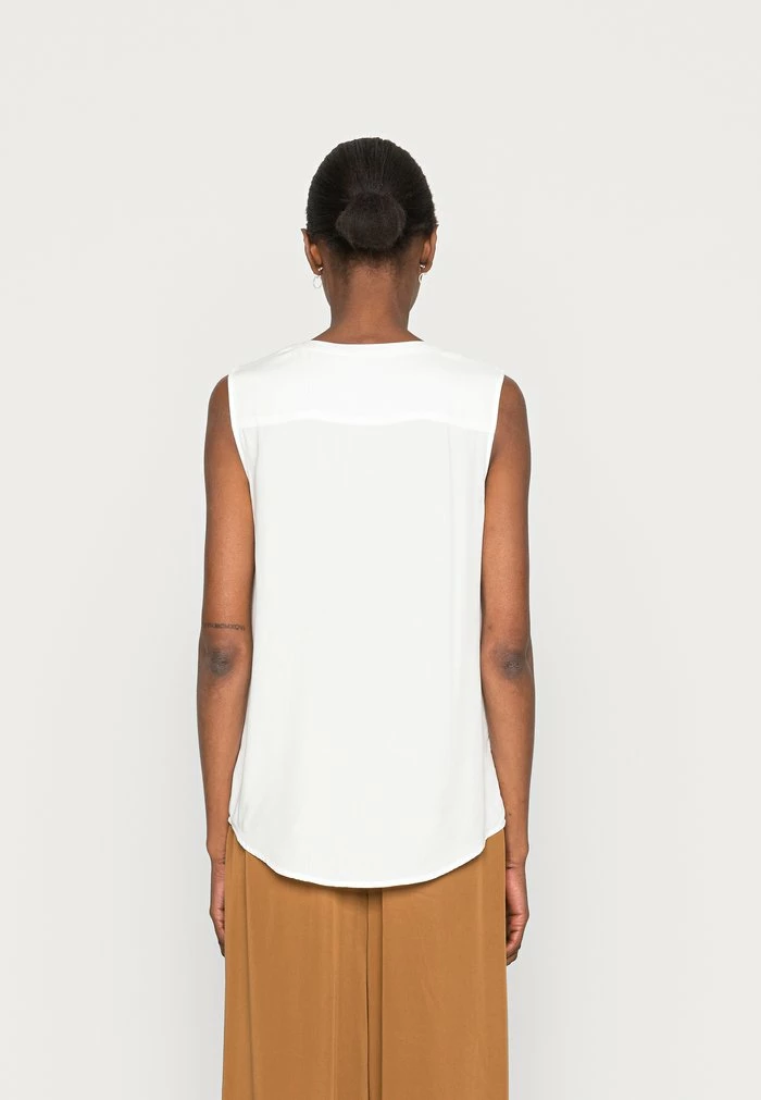 TOM TAILOR SLEEVELESS - Blouse - Whisper White 5 TOM TAILOR SLEEVELESS - Blouse - Whisper White - Image 3