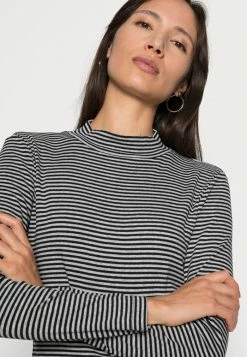 TOM TAILOR TURLTE NECK - Long Sleeved Top - Black -TOM TAILOR online store a6d584b20ed74cb78c0d69c3b24a2507