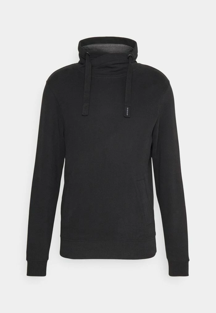 TOM TAILOR SNOOD - Sweatshirt - Black 6 TOM TAILOR SNOOD - Sweatshirt - Black - Image 4
