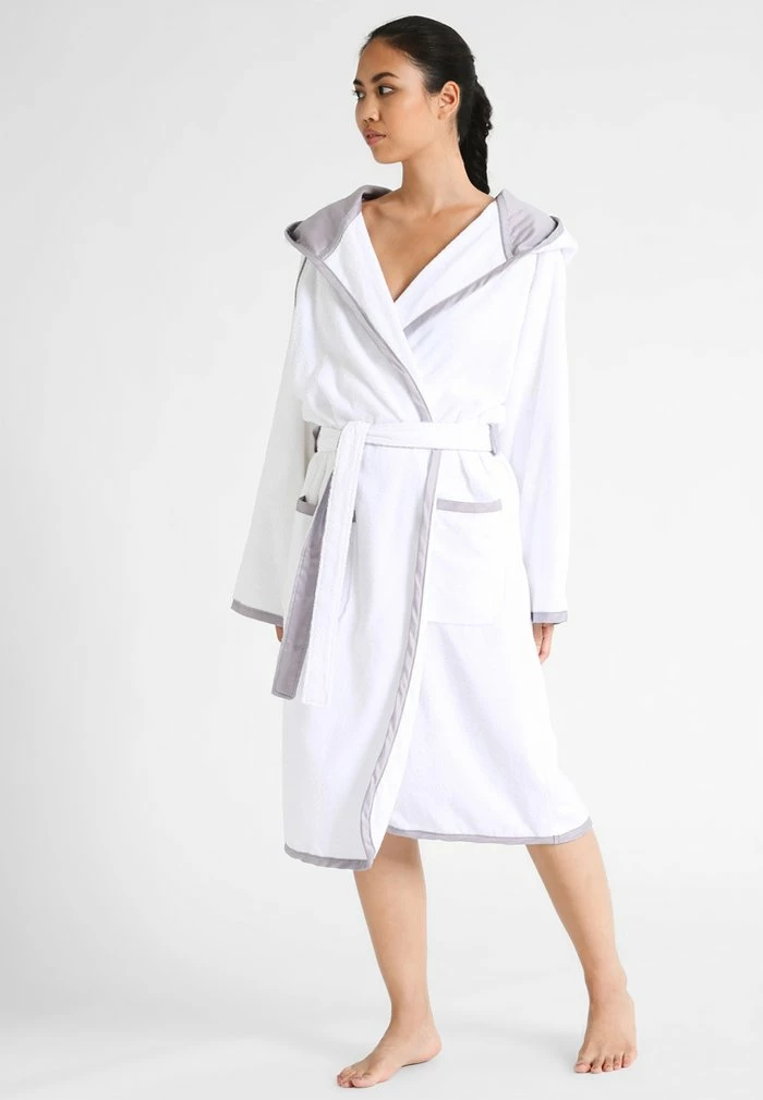 TOM TAILOR FEEL GOOD - Dressing Gown - White 4 TOM TAILOR FEEL GOOD - Dressing Gown - White - Image 2
