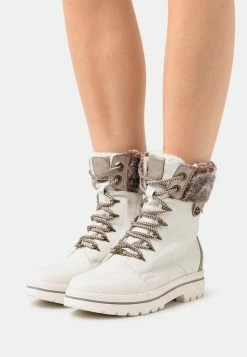 TOM TAILOR Winter Boots - Off-white